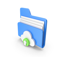 Cloud Upload File Icon Blue PNG & PSD Images