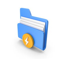 Electric File Icon Blue PNG & PSD Images
