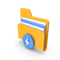 Electric File Icon Yellow PNG & PSD Images