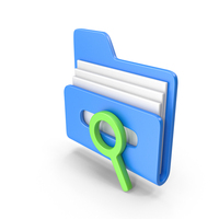 Find File Icon Blue PNG & PSD Images