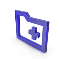Create Folder Icon Glass PNG & PSD Images