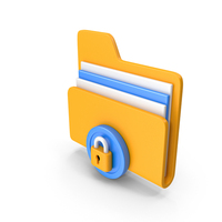 Locked File Icon Yellow PNG & PSD Images