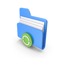 Reload File Icon Blue PNG & PSD Images