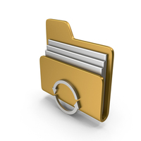 Reload File Icon Gold and Metal PNG & PSD Images