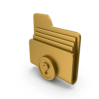 Unknown File Icon Gold PNG & PSD Images