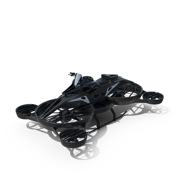 Black Hoverbike XTURISMO PNG & PSD Images