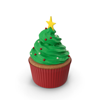 Christmas Cupcake PNG & PSD Images