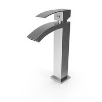One Lever Tall Basin Mono Mixer Tap PNG & PSD Images