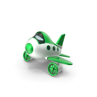 Green Toy Airplane PNG & PSD Images