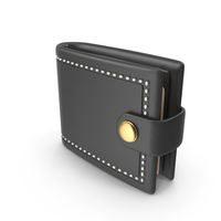 Black Cartoon Money Wallet PNG & PSD Images