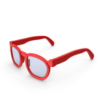 Red Cartoon Glasses PNG & PSD Images