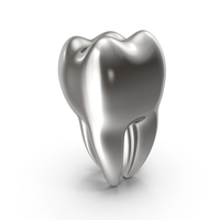 TOOTH SILVER PNG & PSD Images