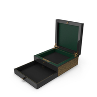 Box with Lock Drawer Opened PNG & PSD Images