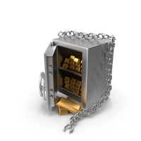 Cartoon Bank Vault and Chain PNG & PSD Images