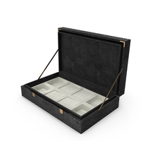 Box Crocodile Leather with Inner Box Opened PNG & PSD Images