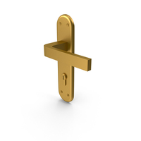 Door Handle Gold PNG & PSD Images