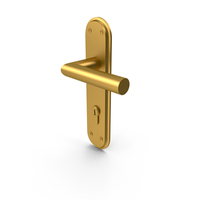 Door Handle Gold PNG & PSD Images
