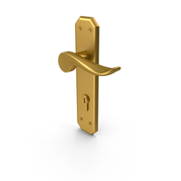 Door Handle Gold PNG & PSD Images