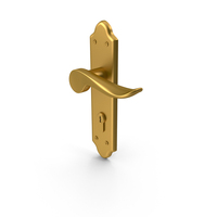 Door Handle Gold PNG & PSD Images