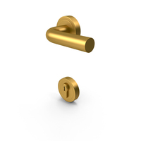 Door Handle Gold PNG & PSD Images