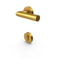Door Handle Gold PNG & PSD Images