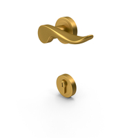 Door Handle Gold PNG & PSD Images