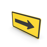 Brazilian Sign One Way Traffic Flow to Right PNG & PSD Images