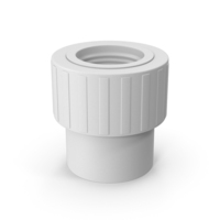 Monochrome Femalе Threaded Coupling PNG & PSD Images