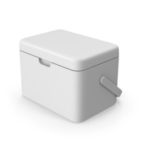 Monochrome Ice Cooler Box PNG & PSD Images