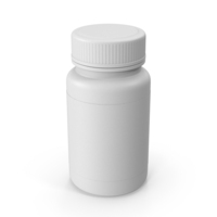 Monochrome Pill Bottle PNG & PSD Images