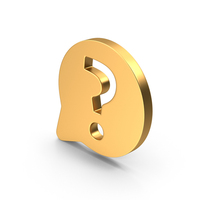 Speech Question Metal PNG & PSD Images