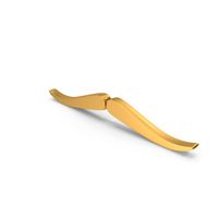 Gold Man Moustache Icon PNG & PSD Images