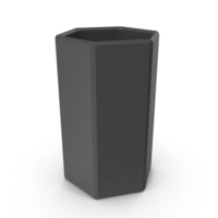 Black Hexagonal Pen Stand PNG & PSD Images