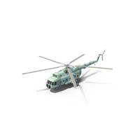 Mil MI-8 Transport Helicopter Hip-A PNG & PSD Images