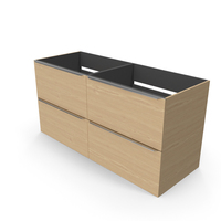 Wall Mounted Bathroom Vanity Unit And Cabinet 1200m PNG & PSD Images