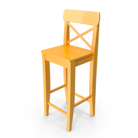 Bar Chair Yellow PNG & PSD Images