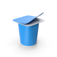 Blue Yogurt Plastic Cup PNG & PSD Images