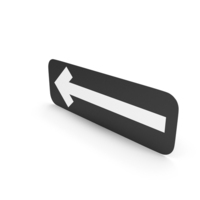 Mexican Sign One Way Left PNG & PSD Images