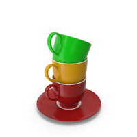 Stack Of Coffee Cups PNG & PSD Images