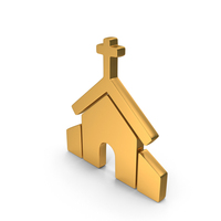 Gold Church Icon PNG & PSD Images