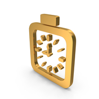 Gold Alarm Clock Icon PNG & PSD Images