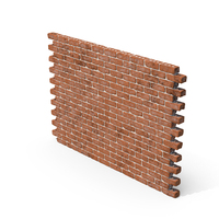 Dirty Brick Wall Segment PNG & PSD Images