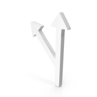 Arrow Direction Path Right Split Traffic Signal Symbol PNG & PSD Images