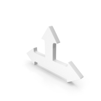 Three Directions Traffic Arrows Symbol PNG & PSD Images