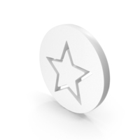 Coin With Star Inside Symbol PNG & PSD Images