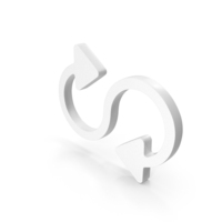 Repeat Infinity Arrows Symbol PNG & PSD Images