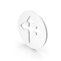 Three Way Intersection Arrows icon PNG & PSD Images