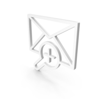 Mail Search Symbol PNG & PSD Images