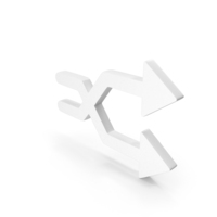 Shuffle Crossing Arrows Symbol PNG & PSD Images