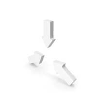 Three Directional In Arrows Symbol PNG & PSD Images